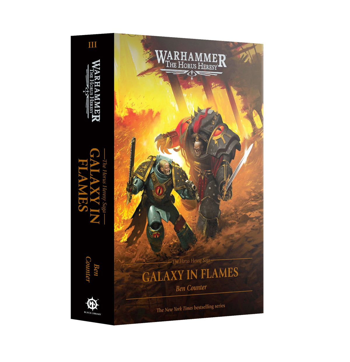Black Library - Galaxy in Flames (Hard Back) (PREORDER) August 29, 2026 - Card Brawlers