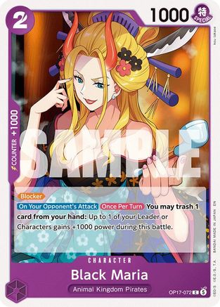 Black Maria (OP17-072) - The World's Strongest Warriors - Card Brawlers