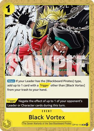 Black Vortex (OP16-115) - The Time of Battle - Card Brawlers