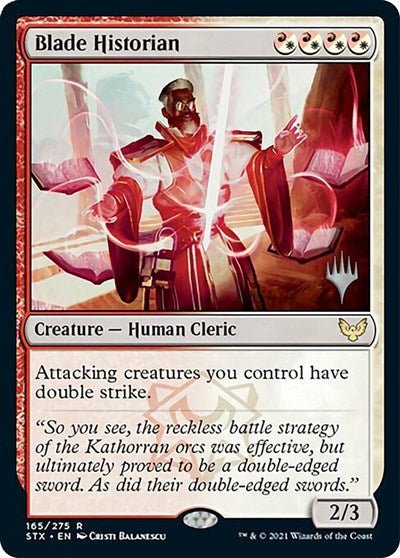 Blade Historian (Promo Pack) [Strixhaven: School of Mages Promos] - Card Brawlers
