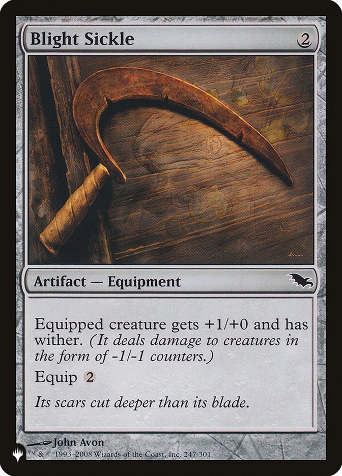 Blight Sickle [The List] - Card Brawlers