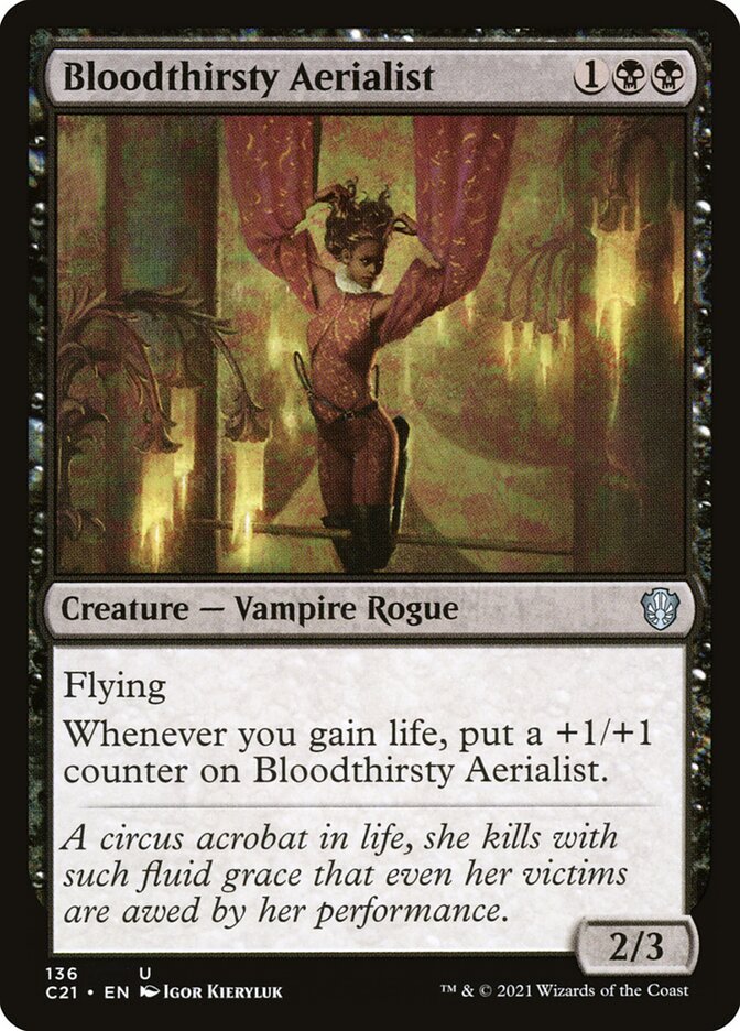 Bloodthirsty Aerialist [Commander 2021] - Card Brawlers