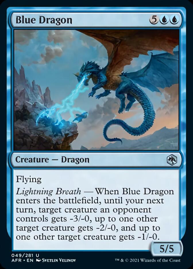 Blue Dragon [Dungeons & Dragons: Adventures in the Forgotten Realms] - Card Brawlers