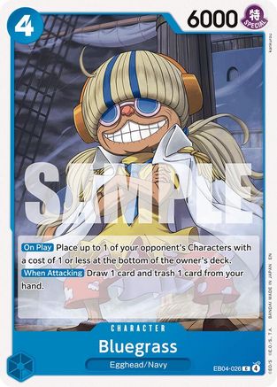 Bluegrass (EB04-026) - The Azure Sea's Seven - Card Brawlers
