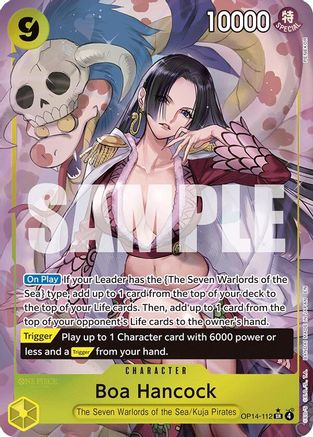 Boa Hancock - OP14-112 (Alternate Art) (OP14-112) - The Azure Sea's Seven Foil - Card Brawlers