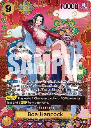 Boa Hancock - OP14-112 (SP) (OP14-112) - The Azure Sea's Seven Foil - Card Brawlers