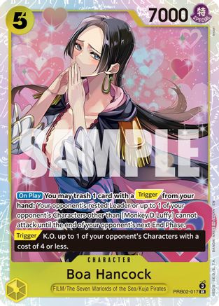 Boa Hancock (PRB02-017) - Premium Booster -The Best- Vol. 2 Foil - Card Brawlers