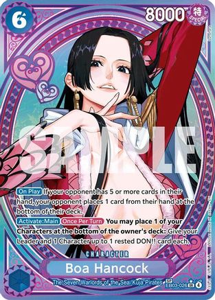 Boa Hancock (SP) (EB03-026) - Extra Booster: One Piece Heroines Edition Foil - Card Brawlers