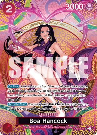 Boa Hancock (SP) (OP12-014) - Adventure on Kami's Island Foil - Card Brawlers