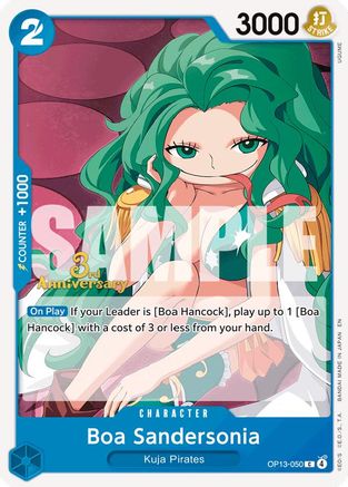 Boa Sandersonia (OP13-050) - Carrying On His Will: 3rd Anniversary Tournament Cards - Card Brawlers
