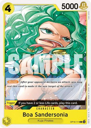 Boa Sandersonia (OP16-111) - The Time of Battle - Card Brawlers