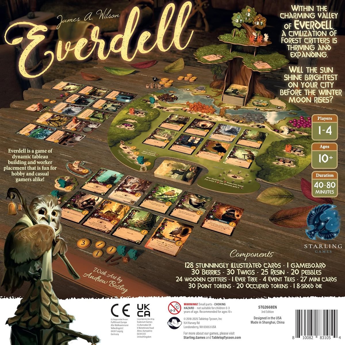 Board Game - Everdell: Standard Edition - 3rd Edition - Card Brawlers