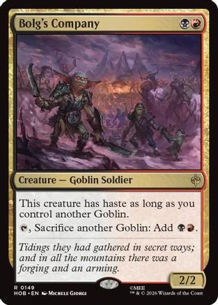 Bolg's Company (HOB-149) - The Hobbit - Card Brawlers