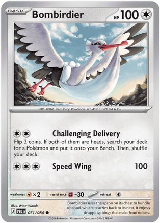 Bombirdier (071/null) - Reverse Holofoil [ME05 Pitch Black] - Card Brawlers