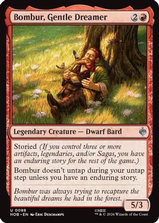 Bombur, Gentle Dreamer (HOB-088) - The Hobbit - Card Brawlers