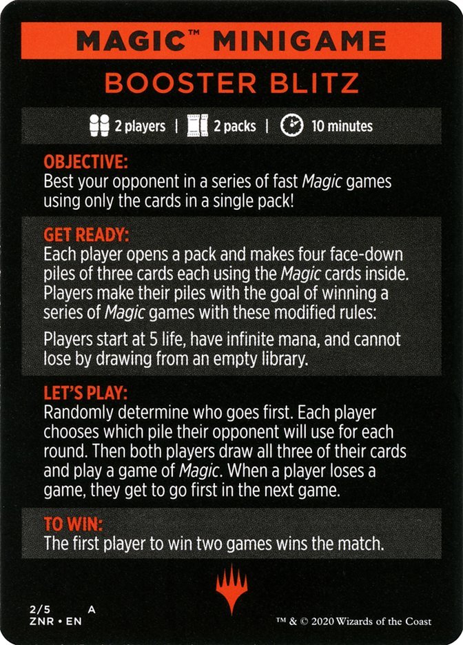 Booster Blitz (Magic Minigame) [Zendikar Rising Minigame] - Card Brawlers