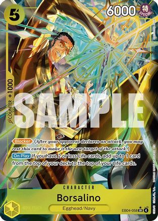 Borsalino (Alternate Art) (EB04-058) - Adventure on Kami's Island Foil - Card Brawlers