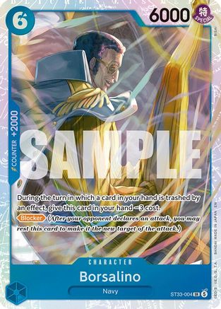 Borsalino (ST33-004) - Starter Deck 33: BLUE Kuzan Foil - Card Brawlers
