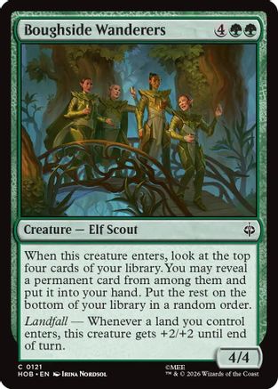 Boughside Wanderers (HOB-121) - The Hobbit Foil - Card Brawlers