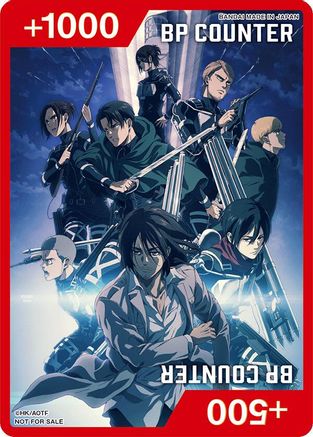 BP Counter (Attack on Titan) - Union Arena Promotion Cards - Card Brawlers