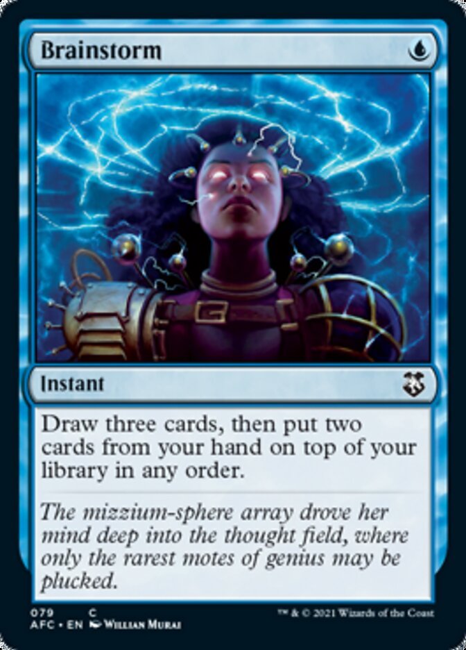 Brainstorm [Dungeons & Dragons: Adventures in the Forgotten Realms Commander] - Card Brawlers