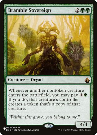 Bramble Sovereign (LIST-065) - The List Reprints - Card Brawlers