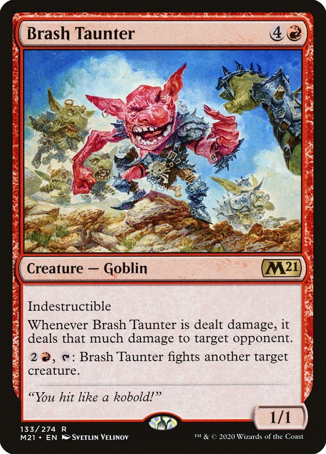 Brash Taunter [Core Set 2021] - Card Brawlers