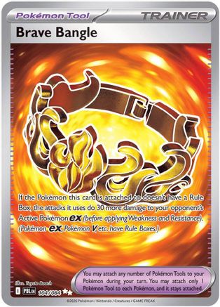 Brave Bangle (104/null) - Holofoil [ME05 Pitch Black] - Card Brawlers