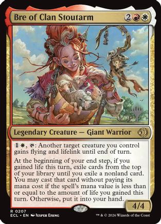 Bre of Clan Stoutarm (PPECL-207) - Promo Pack: Lorwyn Eclipsed Foil - Card Brawlers