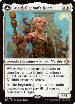 Brigid, Clachan's Heart (PPECL-007) - Promo Pack: Lorwyn Eclipsed - Card Brawlers