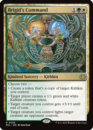 Brigid's Command (PPECL-208) - Promo Pack: Lorwyn Eclipsed - Card Brawlers