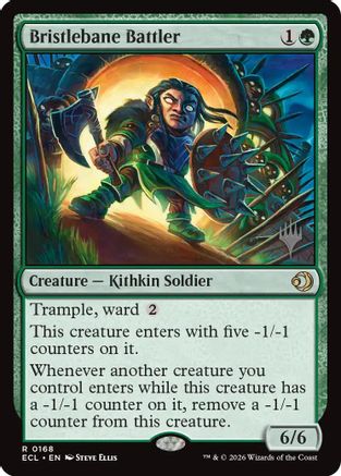 Bristlebane Battler (PPECL-168) - Promo Pack: Lorwyn Eclipsed Foil - Card Brawlers
