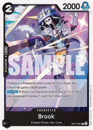 Brook (OP17-091) - The World's Strongest Warriors - Card Brawlers