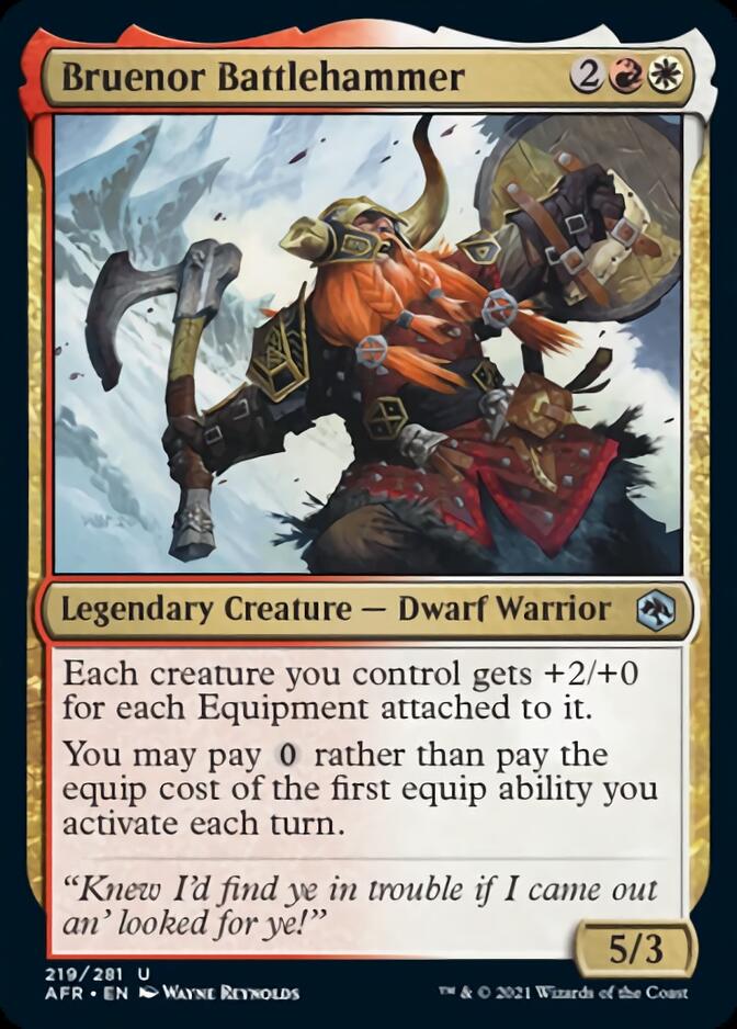 Bruenor Battlehammer [Dungeons & Dragons: Adventures in the Forgotten Realms] - Card Brawlers