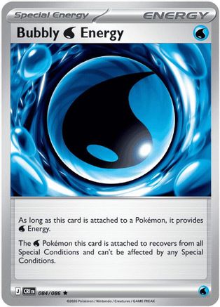 Bubbly W Energy (084/null) - Reverse Holofoil [ME04 Chaos Rising] - Card Brawlers