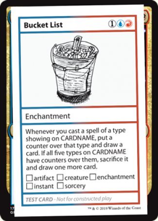 Bucket List (2021 Edition) [Mystery Booster Playtest Cards] - Card Brawlers