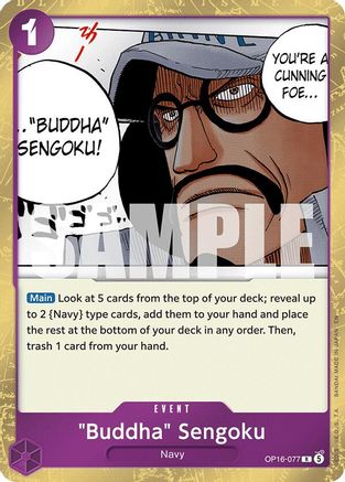 "Buddha" Sengoku (OP16-077) - The Time of Battle Foil - Card Brawlers