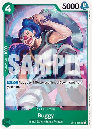 Buggy (031) (OP16-031) - The Time of Battle - Card Brawlers