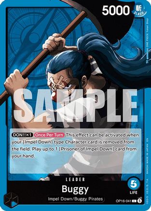 Buggy (041) (OP16-041) - The Time of Battle - Card Brawlers