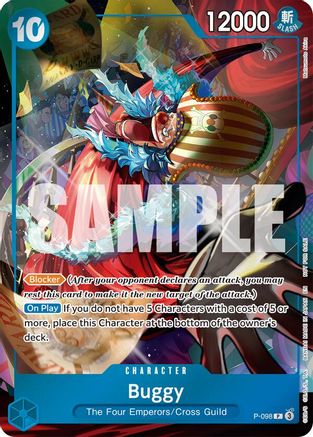 Buggy (Event Pack Vol. 8) (P-098) - One Piece Promotion Cards Foil - Card Brawlers