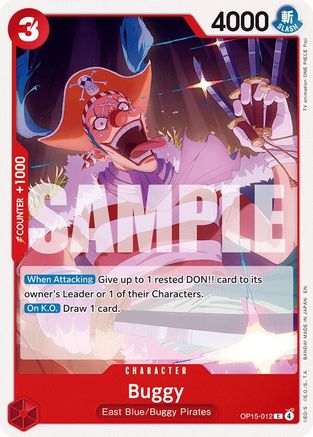 Buggy (OP15-012) - Adventure on Kami's Island - Card Brawlers