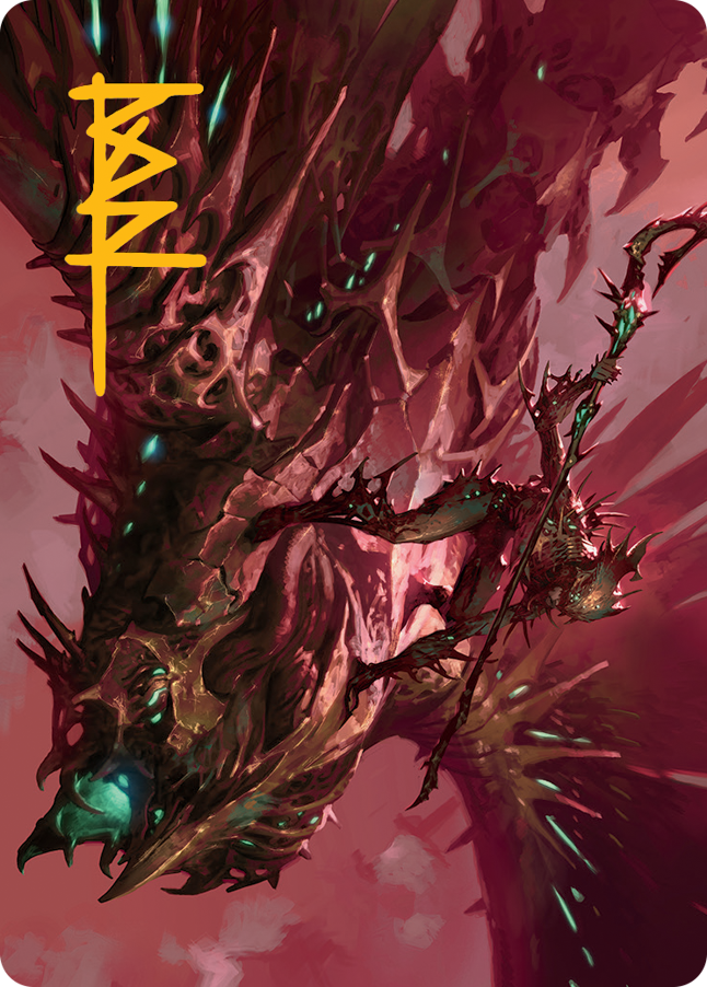 Skyclave Invader Art Card (Gold-Stamped Signature) [March of the Machine Art Series] - Magic: The Gathering - Card Brawlers | Quebec | Canada |