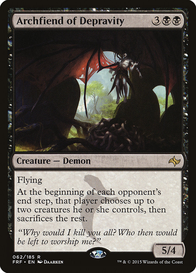 Archfiend of Depravity [Fate Reforged] - Magic: The Gathering - Card Brawlers | Quebec | Canada |