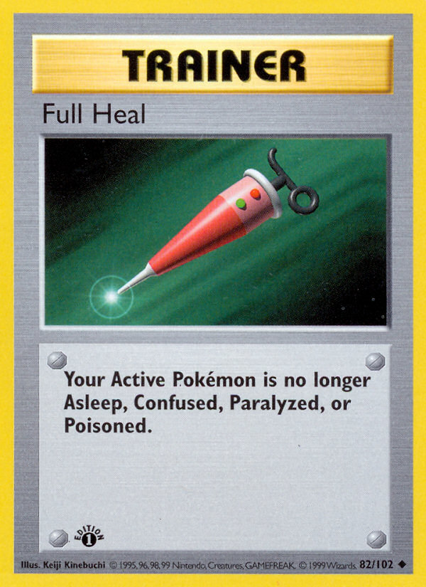 Full Heal (82/102) (Shadowless) [Base Set 1st Edition] - Pokémon - Card Brawlers | Quebec | Canada |