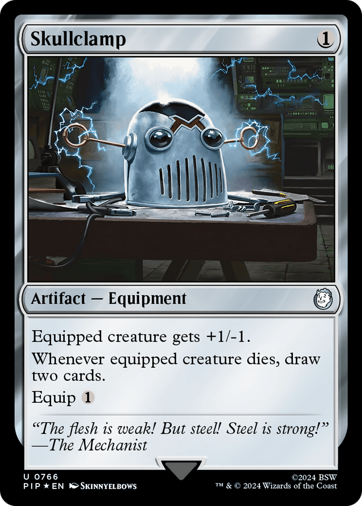 Skullclamp (Surge Foil) [Fallout] - Magic: The Gathering - Card Brawlers | Quebec | Canada |