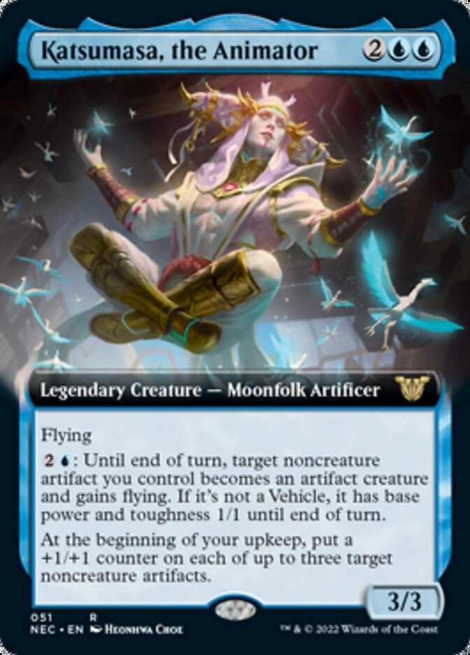 Katsumasa, the Animator (Extended Art) [Kamigawa: Neon Dynasty Commander] - Magic: The Gathering - Card Brawlers | Quebec | Canada |