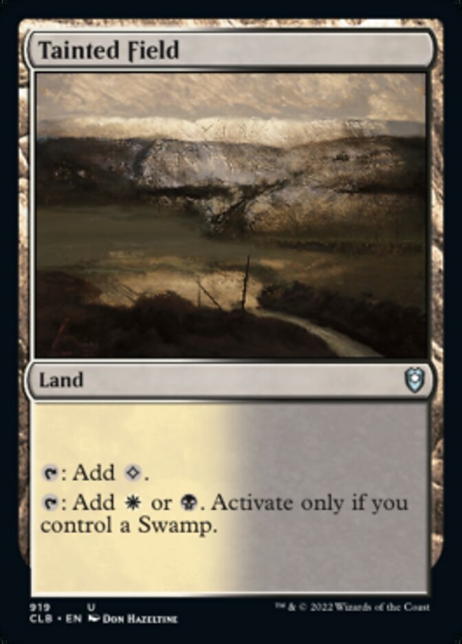 Tainted Field [Commander Legends: Battle for Baldur's Gate] - Magic: The Gathering - Card Brawlers | Quebec | Canada |