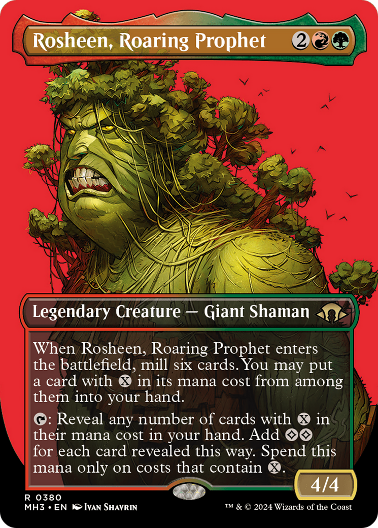 Rosheen, Roaring Prophet (Borderless) [Modern Horizons 3] - Magic: The Gathering - Card Brawlers | Quebec | Canada |