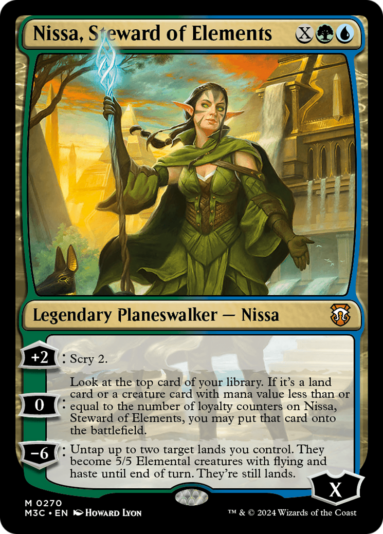 Nissa, Steward of Elements (Ripple Foil) [Modern Horizons 3 Commander] - Magic: The Gathering - Card Brawlers | Quebec | Canada |