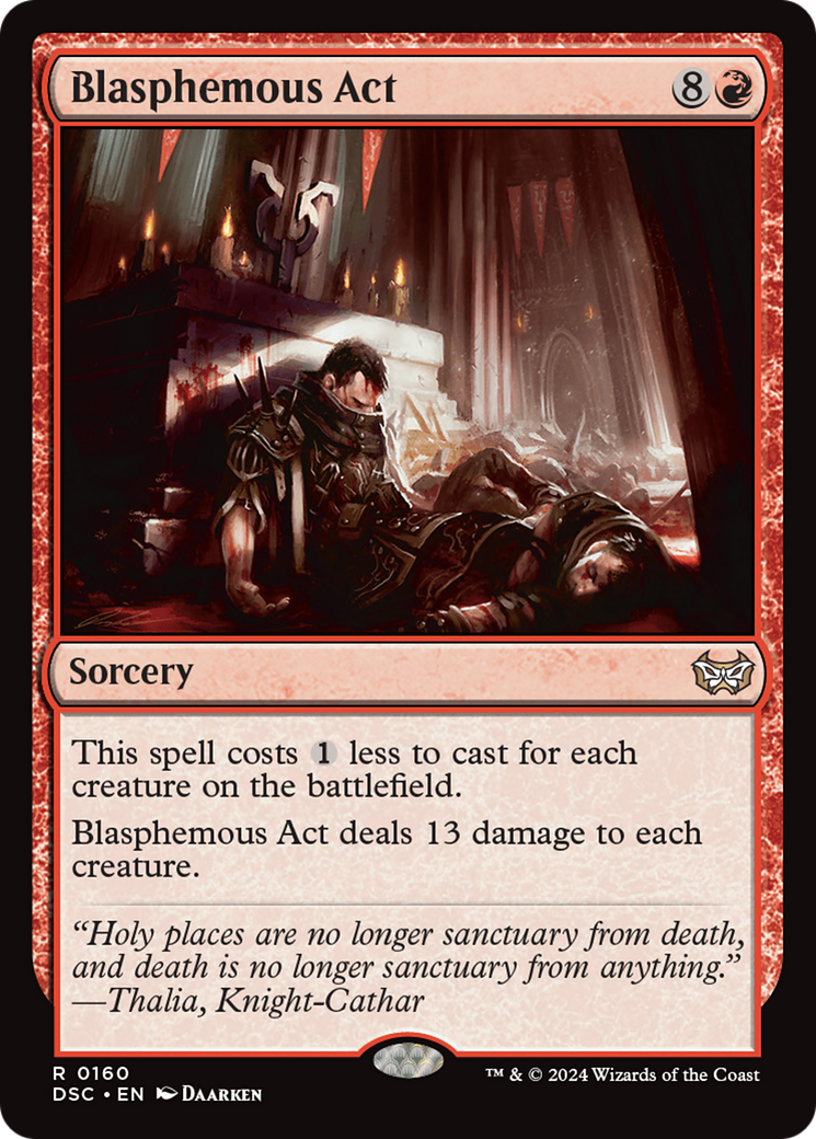 Blasphemous Act [Duskmourn: House of Horror Commander] - Magic: The Gathering - Card Brawlers | Quebec | Canada |